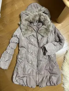 一度のみ着用　ファー付き　ダウンコート