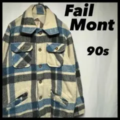 古着　90s FAIL MONT ウールジャケット　チェック　5