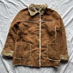 80-90’s風 裏ボア フェイクスエードジャケット ヴィンテージ アーカイブ