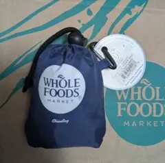 【新品】ホールフーズ　エコバッグ ネービー