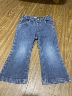 ミキハウス　デニム フレアパンツ