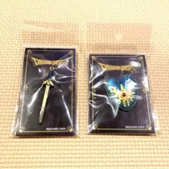 新品未使用 ドラゴンクエスト ピンズ ロトの剣 ロトの盾 セット やや訳あり