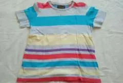 Daddy Oh Daddy マルチボーダーTシャツ 150cm