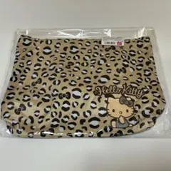 【新品未開封】ハローキティ 底マチボアトートバッグ ヒョウ柄 ギャル ブラウン