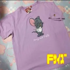 トムとジェリー　Tシャツ　カットソー　半袖　さがら刺繍　タフィーのサムネイル