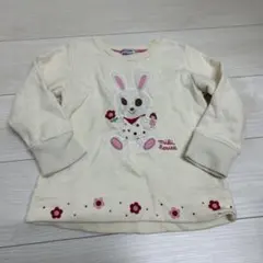 miki house ウサギ刺繍 トレーナー 110cm