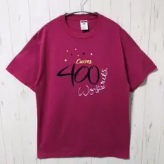 JERZEES ジャージーズ 輸入 Tシャツ 半袖 ピンクM 古着 プリント