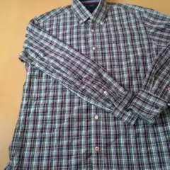 TOMMY HILFIGER チェック柄シャツ Lサイズ