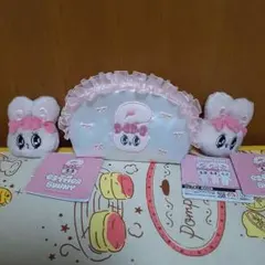 エスターバニー フリルポーチ プチフェイスマスコット 3点セット②