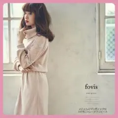 【tocco】(ベージュ)袖レースタートルネックワンピース