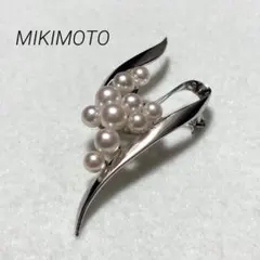 【テリ良】MIKIMOTO ミキモト ブローチ 10珠 あこや 本真珠 デザインのサムネイル
