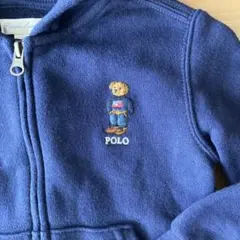 90㎝　ラルフ・ローレン POLO フリースフーディのサムネイル