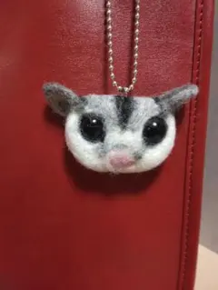 ②羊毛フェルト フクロモモンガ キーホルダー - メルカリ