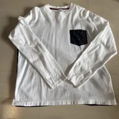 TAKEO KIKUCHI 長袖カットソー ポケット付き ホワイトのサムネイル