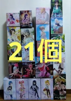 ■美少女フィギュア21個 猫猫/喜多川海夢/暁美ほむら/イレイナ/初音ミク等①