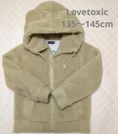 lovetoxic ボアくま耳付きフードジャケット 135〜145cm