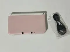 【動作品・充電器付き】ニンテンドー 3DS LL 本体 ピンク ホワイト 任天堂
