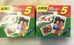 100枚FUJIFILM インスタントフィルム 5パック50枚 ✖️2パック