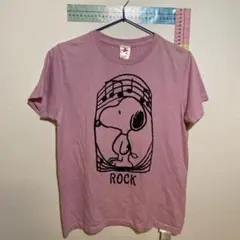 スヌーピー ロック 半袖 Tシャツ ロッキンスター