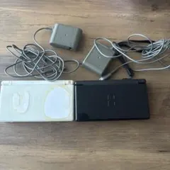 ニンテンドーDS Lite ホワイト ブラック 充電器付き ソフト3種類付き