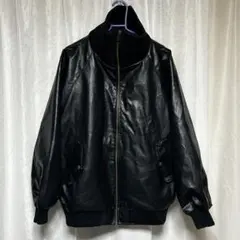 ZARA フェイクレザー スタジャン ブラック