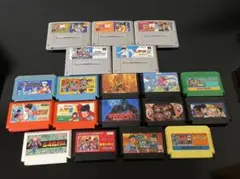 中古　スーパーファミコン　5点　ファミコン　14点