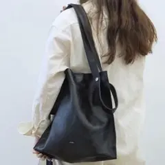 【美品】BEAURE Ray BEAMS 別注　2WAY トートバッグ　黒のサムネイル