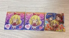 星宮いちご にふぉるめーしょん アイカツウエハース ソレイユ 紫吹蘭 霧矢あおい
