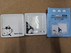 ハローキティ＆マイメロディ小皿2枚セット