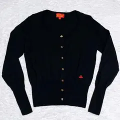 希少　ヴィヴィアンウエストウッド　カーディガン　オーブ　刺繍　ブラック　2 M