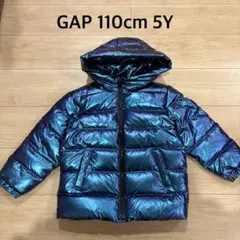 ギャップ gap ダウンジャケット ダウン ジャンバー フード付き メタリック