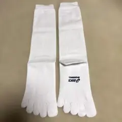 asics 野球用 5本指ソックス ホワイト 25〜27cmのサムネイル