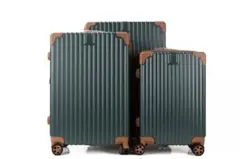 軽量Lサイズ　静音8輪　キャリーバッグ　スーツケース　キャリーケース　グリーン