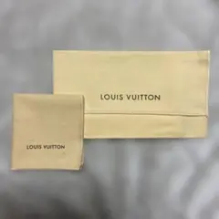 LOUIS VUITTON 長財布 保存袋 與 擦拭布 兩件組