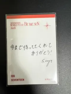 SEVENTEEN BE THE SUN トレカ エスクプス