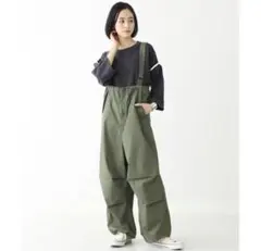 ビームスボーイ　US ARMY オーバーパンツ カーキ