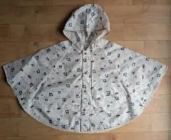 futafuta ポンチョ型レインコート 100-110