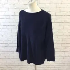 1.23 h679 ユニクロ ボートネックニット L セーター
