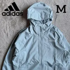 新品 adidas TERREX フルジップジャケット ライトブルー Mサイズ