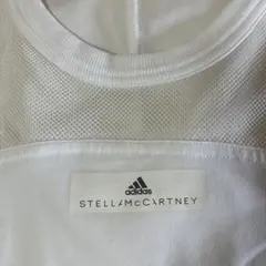 adidas STELLAMCCARTNEY メッシュTシャツ　スポーツ　白OT