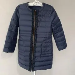 QUEENS COURT クイーンズコート フリルダウンコート
