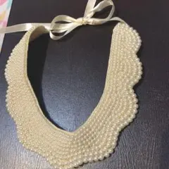 オシャレさん必見！パール付け襟ネックレス