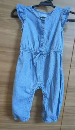 babygap　デニムドットロンパース