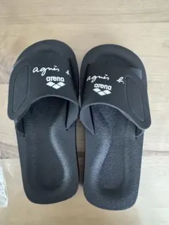 agnes b. × arena シャワーサンダル ブラック S