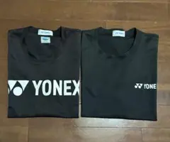 YONEX 黒 シャツ 2枚セット S