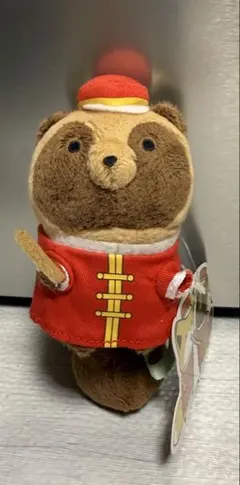 タヌキとキツネ ぬいぐるみ ぷらりん マスコット お山の音楽隊