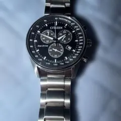CITIZEN Eco-Drive クロノグラフ ブラック