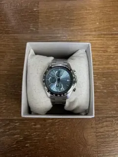 SEIKO クロノグラフ　SBTR029 アイスブルー 保証期間中！