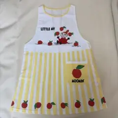 MOOMIN ムーミン リトルミイ エプロン りんご柄 イエロー