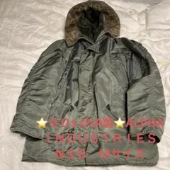 チャリオッツ様専用⭐️９０s USA製⭐️ＡＬＰＨＡ　ＩＮＤＵＳＴＲＩＥＳ　N３Ｂ